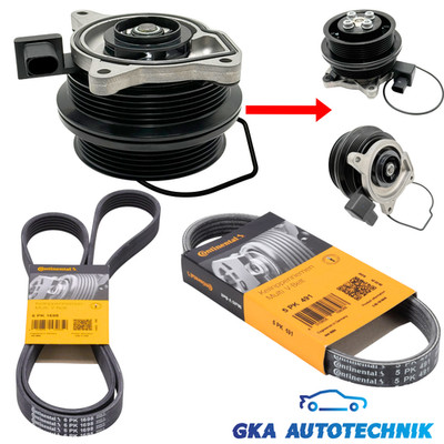Wasserpumpe magnetkupplung Keilrippenriemen mit Klima für VW 1.4 TSI TFSI