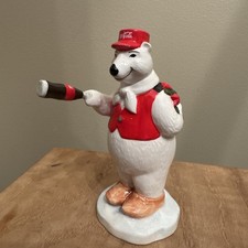 Vintage 1996 COCA COLA Around The World Bear Holland Figurine Tulips Clogs