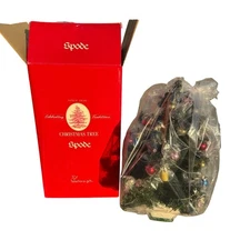 2004 Spode 24" Lighted Christmas Tree Teleflora with Ornaments New Original Box