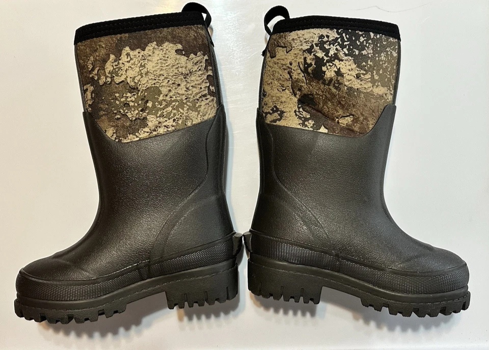 Red Head Kamari Hunting Boot Neoprene Waterproof Camo Rain Boot Kids Youth Sz 10 - Image 2 of 4