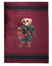 RARE NWT 100 Authentic Ralph Lauren Lux Polo Bear Holiday Throw Blanket