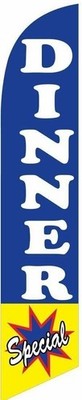 Dinner Special Feather Banner Swooper Flag, Replacement Flag Only