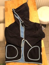Finkid Jacke Tonttu schwarz blau Gr. 110 120 (116/122) Zip in Jacke 