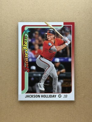 2025 Topps #220 Jackson Holliday Vintage Stock #/99