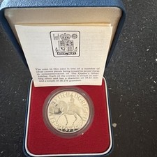 1977 Queens Silver Jubilee Silver proof crown coin - 28.2g sterling