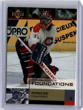 2002-03 Upper Deck Foundations Patrick Roy #54 Montreal Canadiens