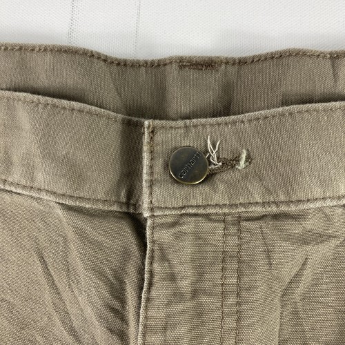 Carhartt Shorts Mens 38 Brown Original Fit Carpenter Work 10" Inseam B147 LBR - Picture 2 of 8