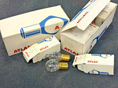 10x Oldtimer Glühbirne 6V 15 + 15 W Atlas 9135 7005 BA 20d (E) Neu NOS