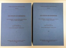 LO STATO DI MODENA CAPITALE EUROPA ATTI 1998 SPAGGIARI TRENTI 2 VOLL COMPL.