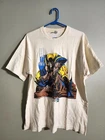 RARE Vintage 90s Marvel Comics X-MEN "Wolverine" Shirt - White - Size XL Mens