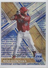 2019 Panini Elite Extra Edition Aspirations Blue 42/75 Nick Quintana #47 s3g