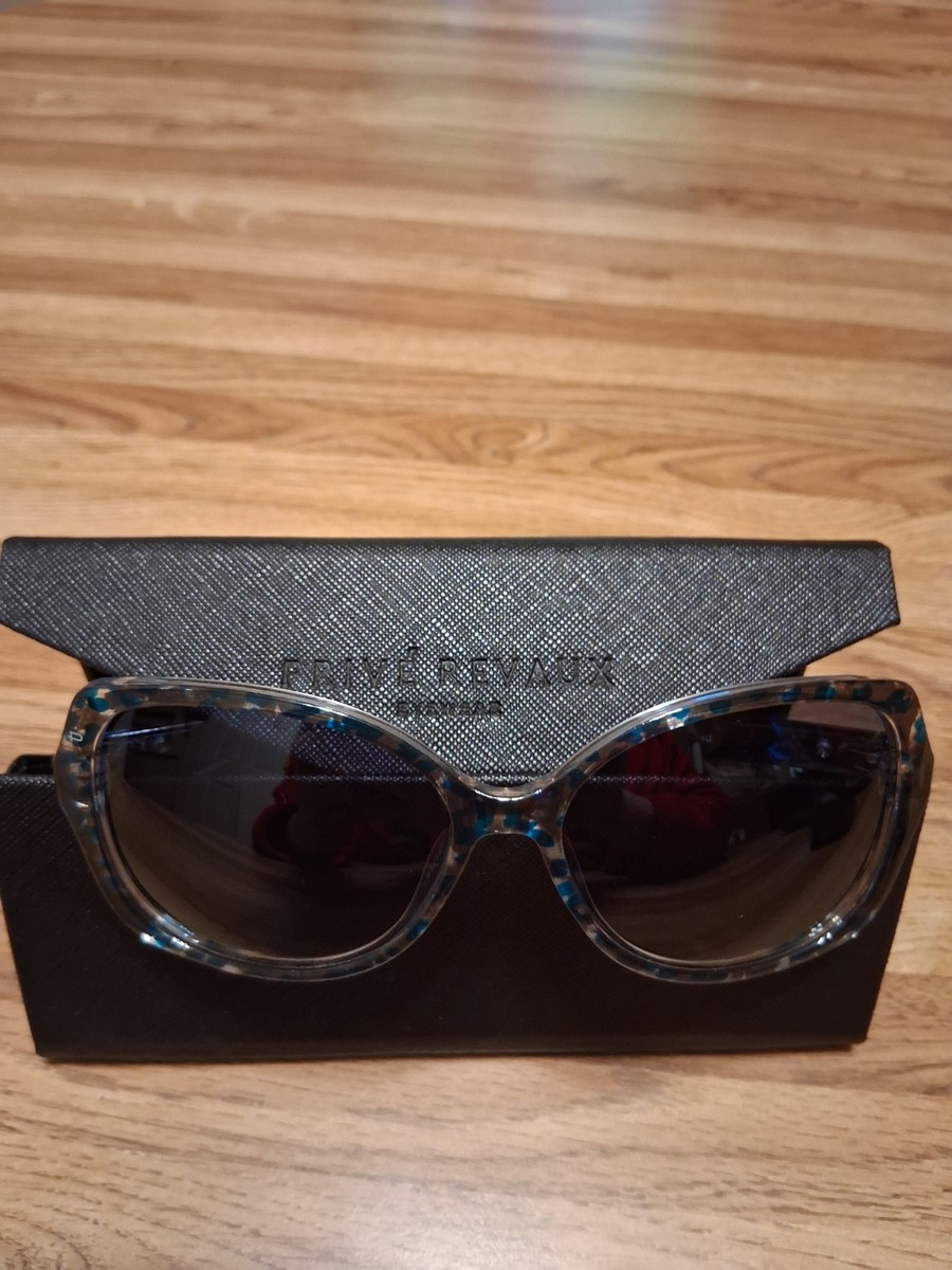 Prive Revaux Blue Pattern Sunglasses Prive Revaux Deuces/S Shield Sunglasses | Fashion Eyewear US main image 4