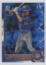 2022 Bowman Chrome Draft Sapphire Edition Christopher Paciolla #BDC-185 0j5i
