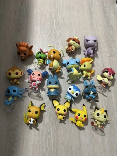 Lot of 18 Pokemon Funko Pop (Used) Great Condition No Boxes
