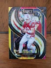 2024 Panini Select - Drake Maye premier red & yellow shock