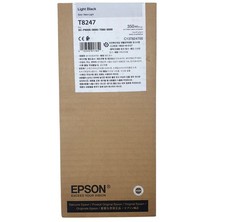 Image of Epson T8247 Light Black Ink Cartridge 9000 8000 7000 6000 Genuine Original 350ml