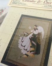 Lavender  Lace Victorian Designs Cross Stitch Pattern Angel of Grace Sealed