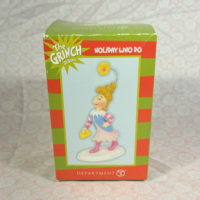 Department 56 Dr. Seuss Grinch Cindy Lou Who Christmas Hanging Ornament Boxed