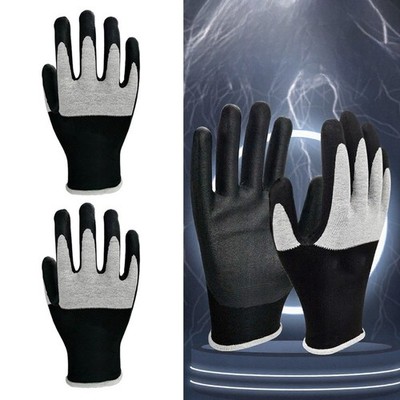 400V Nennisolierte Handschuhe Naturkautschuk wasserdicht für elektrische Aufgab