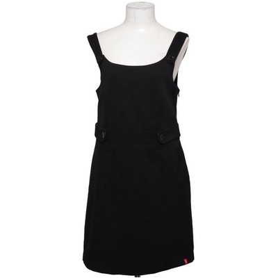 Edco, Latzkleid, Größe: XL, Schwarz, Elasthan/Polyamid/Polyester, Einfarbig #4vi