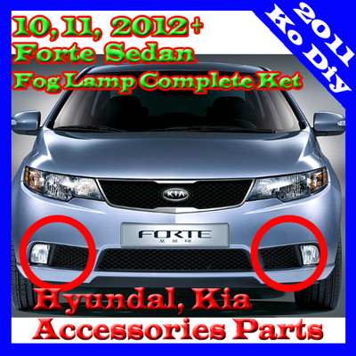 Genuine OEM Fog Lamp Light Complete Kit For 09 2010 2011 Kia Forte