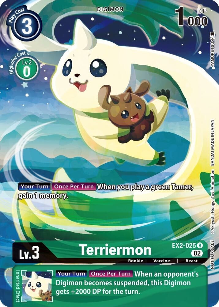 digimon terriermon card Terriermon [BT3-046] (Tamer's Card Set 1) [Release Special Booster Pro