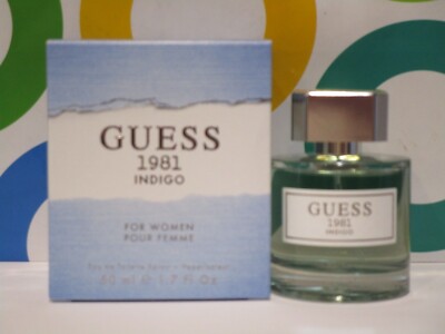 COTY ~ GUESS 1981 INDIGO EAU DE TOILETTE SPRAY ~ 1.7 OZ