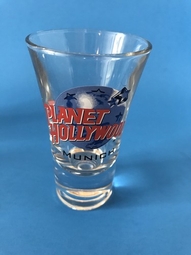 Vintage Munich Planet Hollywood Shot Glass Collectors