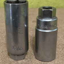 Snap-On S9704F & Master Mechanic T1327 Sockets. Both 13/16”. USA Made.