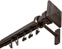 Allen + Roth Specialty-bronze Traverse Durable Metal Decorative Curtain Rod Allen + Roth Specialty-bronze Traverse Durable Metal Decorative Curtain Rod