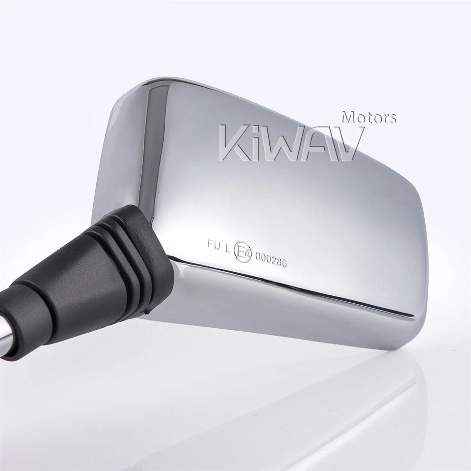 mirror M10 standard Brick chrome LEFTHAND for Honda VTR250 VTX1300 1800 Valkyrie - Imagem 4 de 4