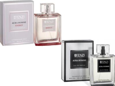 JFENZI / AURA HOMME / AURA HOMME ENERGY , for Men Eau de Parfum 100ml