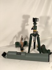 Vintage Bausch Lomb BALSCOPE Zoom 60 Spotting Telescope w A Freeland Tripod Kit