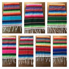 Mexican Sarape Table Runner 81"X14" 1st quality XLARGE ,Saltillo , Party Decor