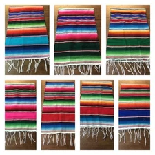 Mexican Sarape Table Runner 81"X14" 1st quality XLARGE ,Saltillo , Party Decor 