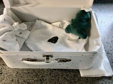 Little White Linen Company Merry Christmas Organic Cotton Gift Set  3 - 6 months