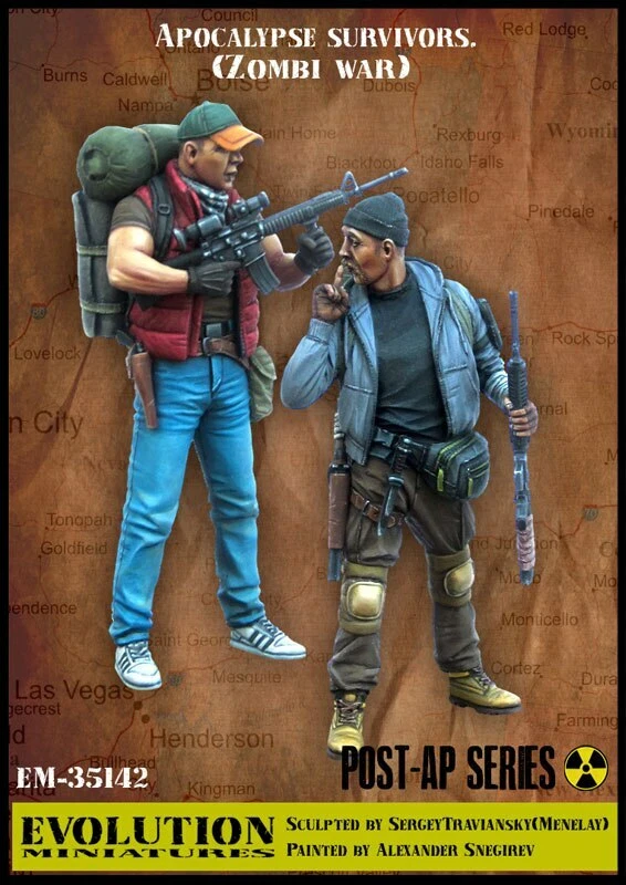 Lot De 2 Figurines Soldat Allemand WW2 - Échelle 1:35, Résine Non Peinte, Neuf