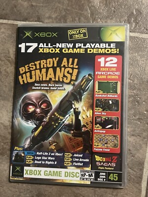 Official Xbox Magazine Demo Disc #45 June 2005 Destroy All Humans!
