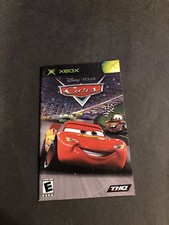 Cars Xbox Manual Only