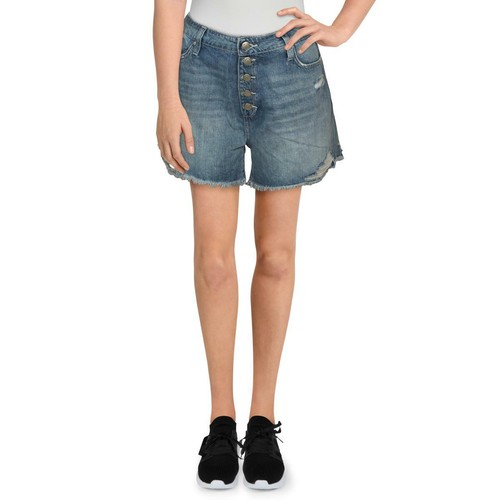 Joe's Womens High Rise Destroyed Denim 