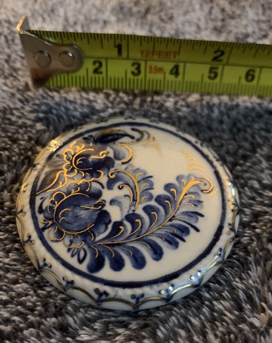 Vintage Russian Ceramic Porcelain Brooch Pin Hand… - image 6