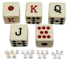 BOGO 5 Spanish Poker Dice - Get 2nd Dice Set Your Choice Match or Mix