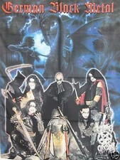 German Black Metal Posterfahne Flagge Poster NEU & OFFICIAL 