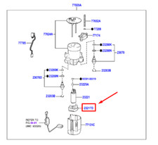 Filtre à carburant Lexus RX