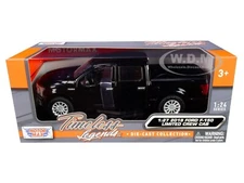 2019 FORD F-150 LIMITED CREW CAB PICKUP BLACK 1/24-1/27 DIECAST MOTORMAX 79364