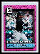 ⚾ LUIS ROBERT 2022 DONRUSS TRENDING PINK FIREWORKS HOLO INSERT # T-6