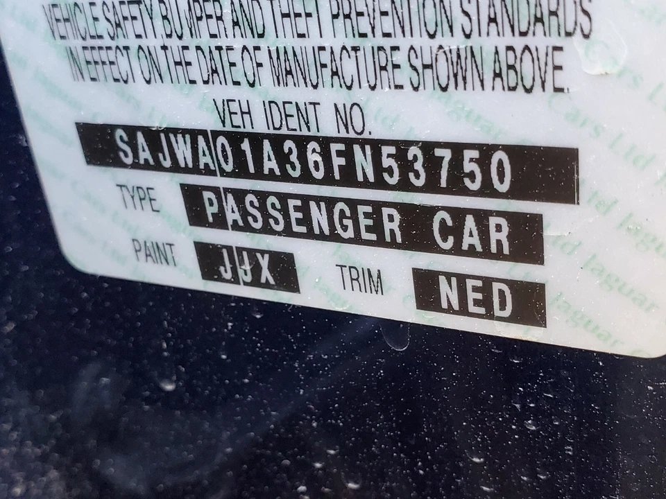 Parachoques delantero Jaguar S-Type 2005 2006 2007 2008 azul JJX Foto 4 de 4