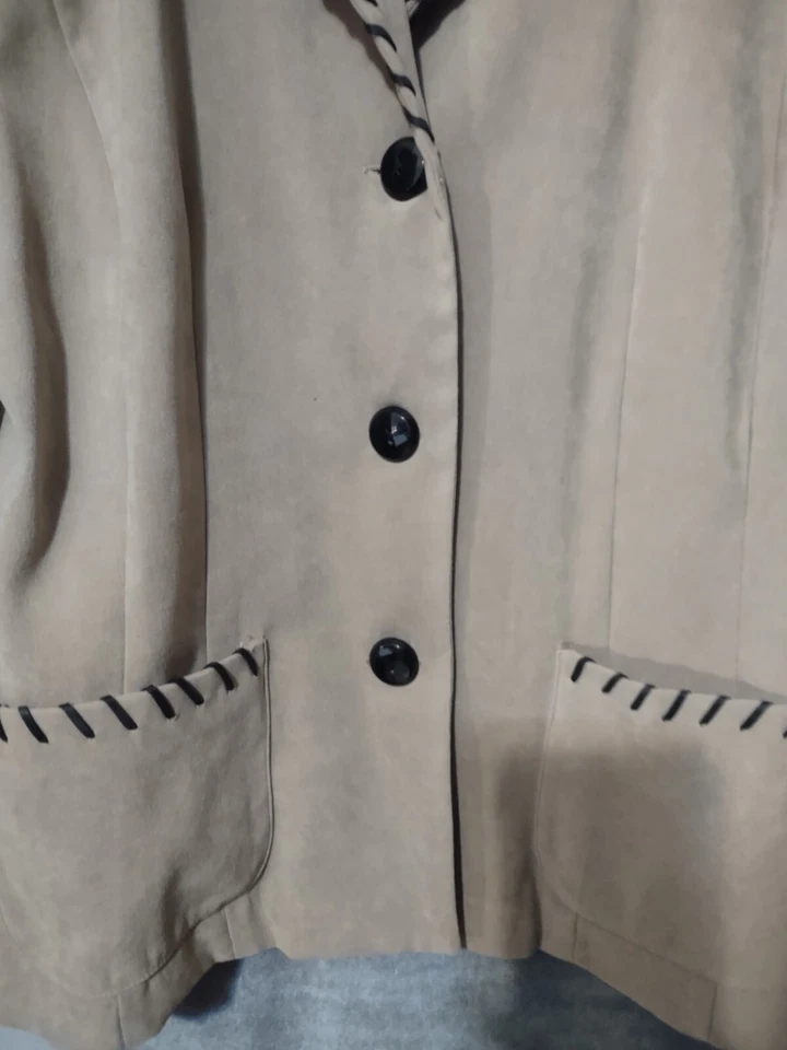 Blazer Studio 1940 Microgamuza Talla 6 Marrón/Negro. Foto 3 de 4