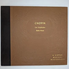 x3 12" BOX SET Chopin Les Sylphides Classical Victor 78RPM Ballet London M306 J4