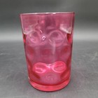 Fenton LG Wright Inverted Thumbprint Tumblers Dot Optic Cranberry Glass(es)